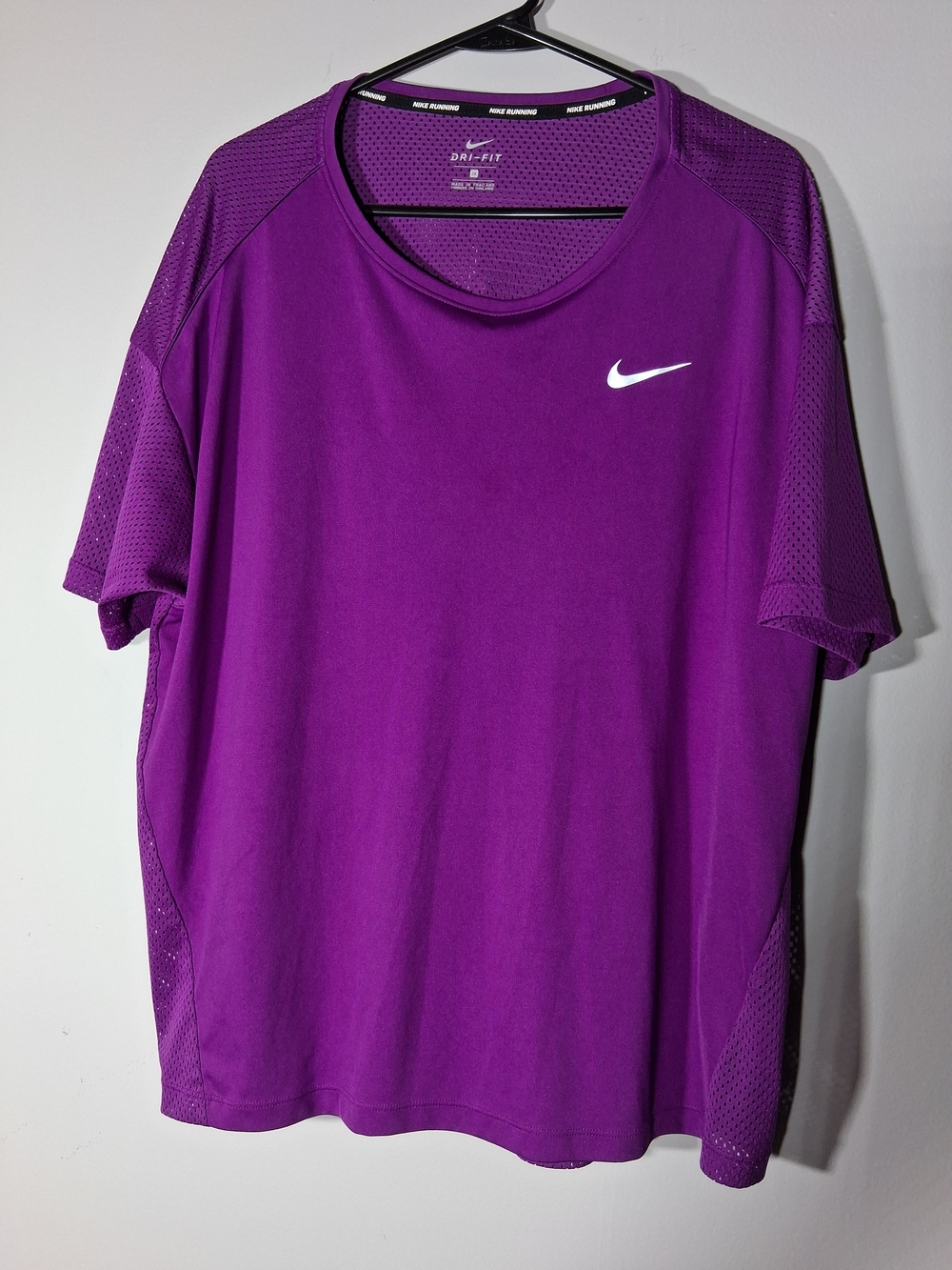 Nike Womens Purple Dri-FIT  Performance T-Shirt -1X